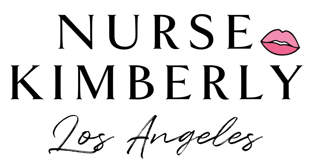 Nurse kimberly LA logo with lips